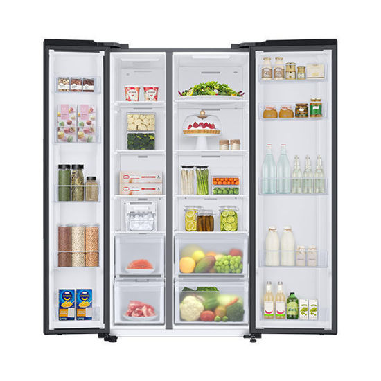 Refrigeradora LG 625LT Total No frost GS66SPM Negro Mate