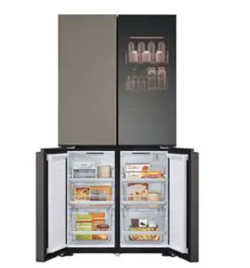Refrigeradora LG 625LT Total No frost GS66SPM Negro Mate