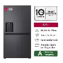 Refrigeradora LG 625LT Total No frost GS66SPM Negro Mate