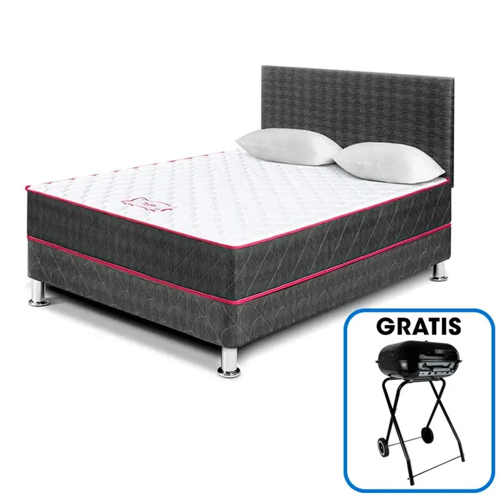 Juego de dormitorio Paraíso Nappy 2PLZ + 2 Almohadas + Protector de colchón