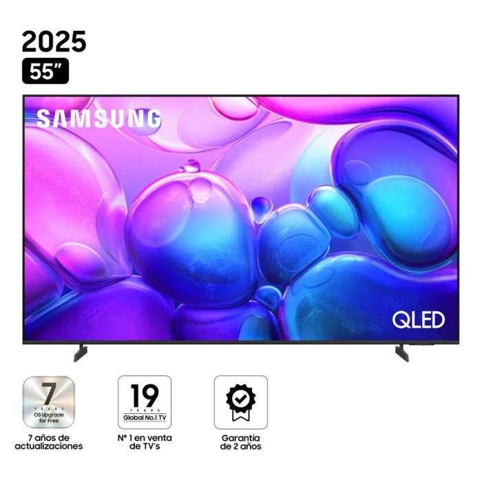 TV Samsung 55" QLED 4K Ultra HD Smart TV Q6 (2025)