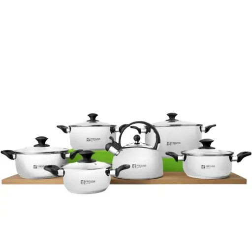 Set de Ollas Facusa Clásica 12PZS + Tetera 3LT