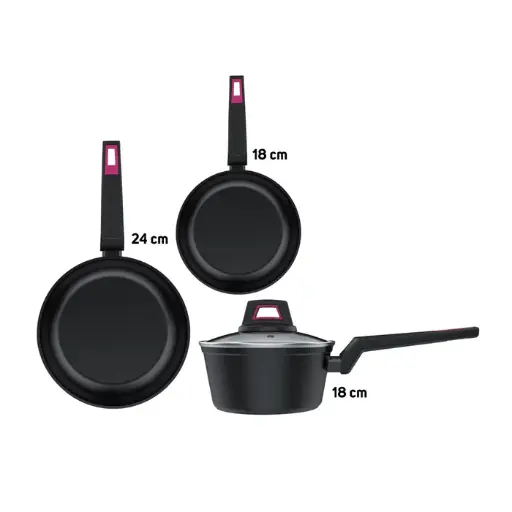 Juego de Sartén Taurus 4 Piezas